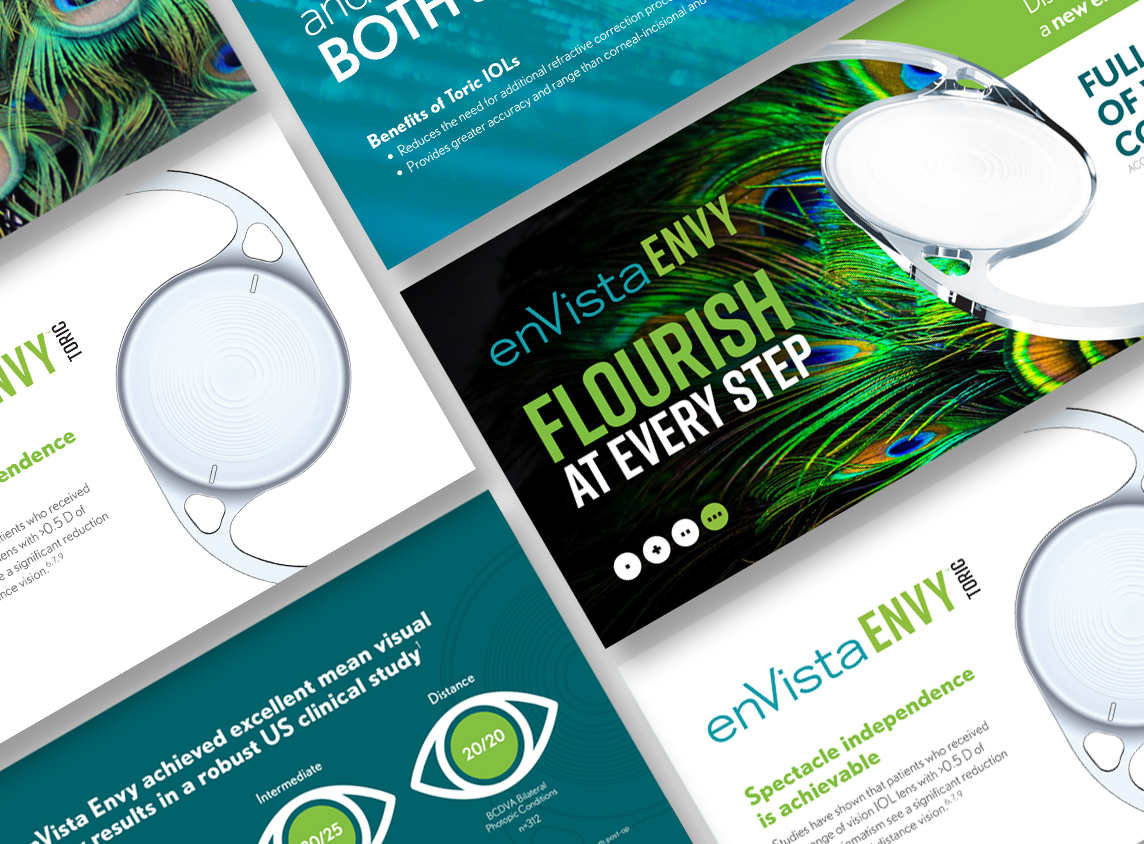 enVista Envy™ surgeon brochure pages | 5BYFIVE Creative